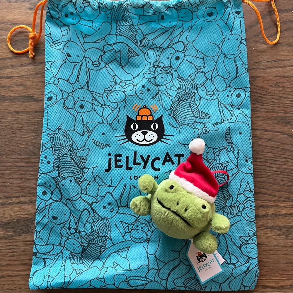 Jellycat Ricky Rain Frog Decoration, nwt, free shipping